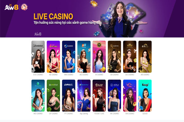 Casino trực tuyến với tốc độ tải siêu nhanh